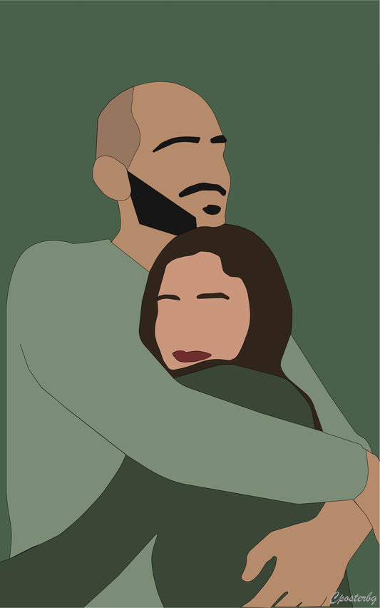 💕 Персонализиран постер за двойки – Уникален подарък, създаден специално за вас! 💕